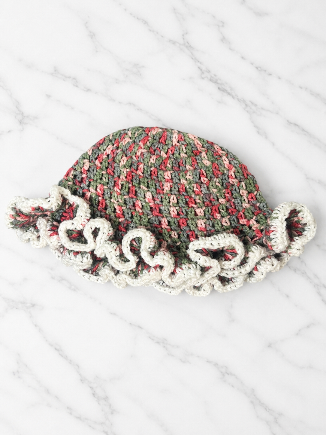 Custom ruffle hats