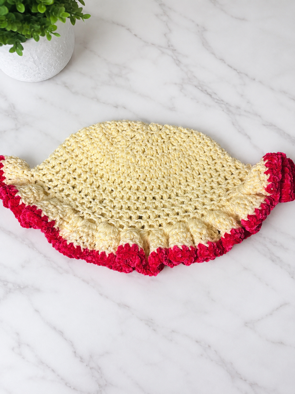 Custom ruffle hats